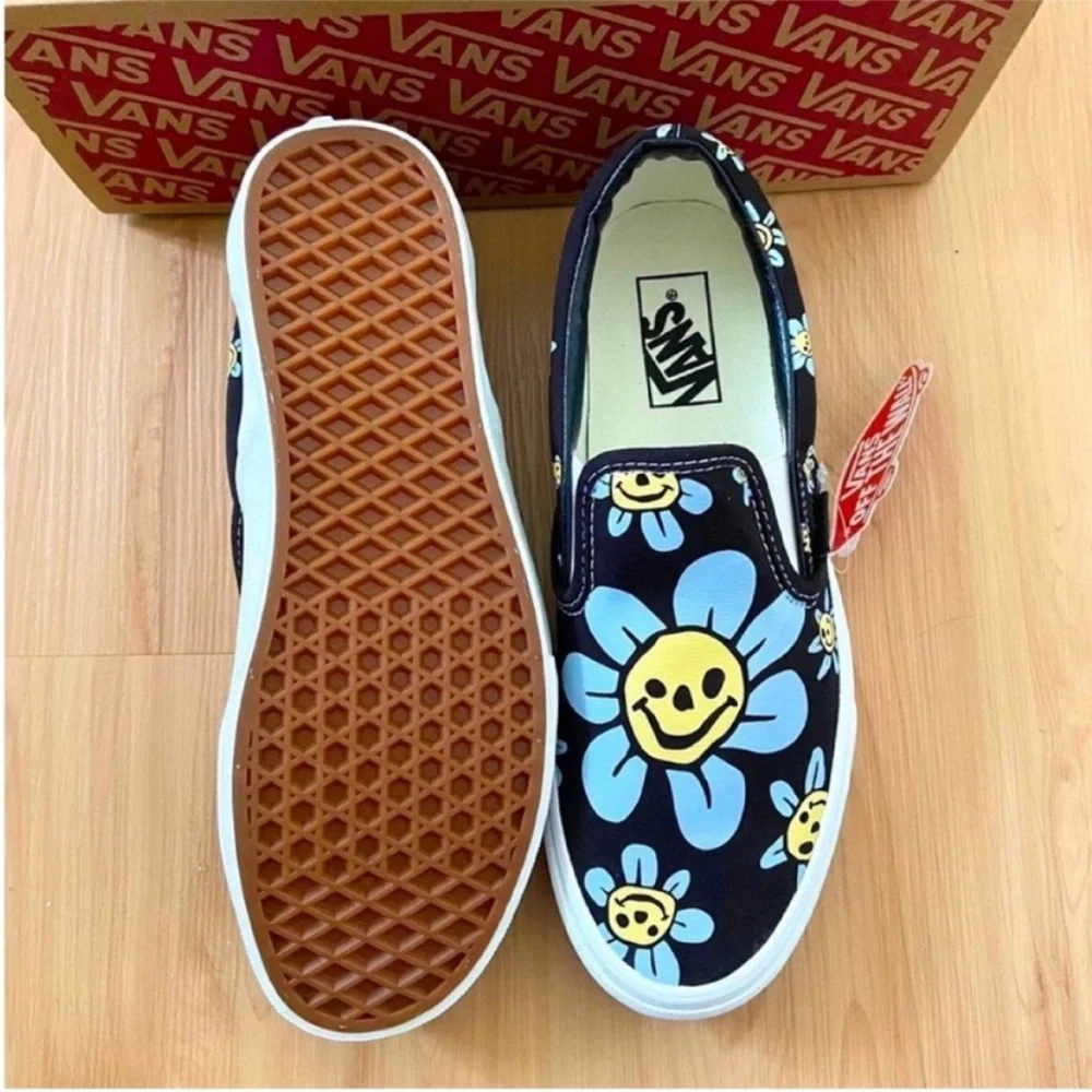 Vans Classic slip-on Trippy Grin Floral Women Size 10.0 US